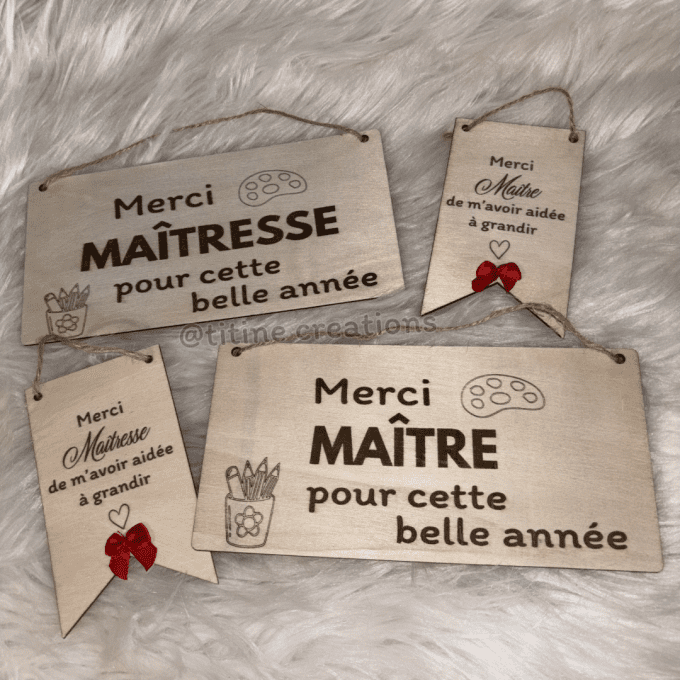 Pancarte fin d’année scolaire